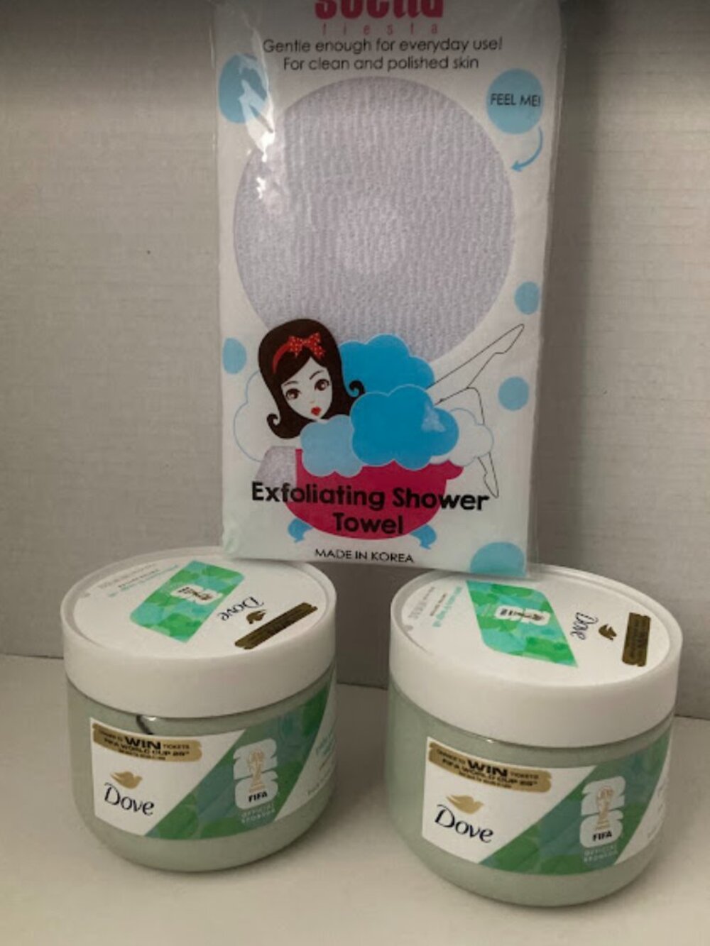 Dove Palo Santo & Sage Oil Body Scrub Bundle
